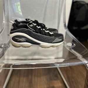 Pre Owned Rare Vintage Reebok DMX RXT Black White Shoes SZ 9.5